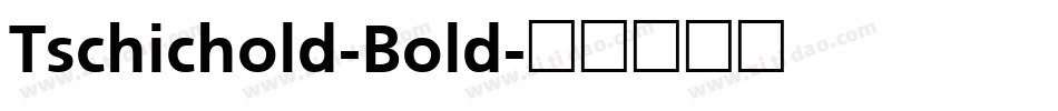 Tschichold-Bold字体转换