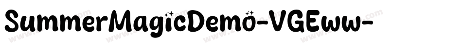 SummerMagicDemo-VGEww字体转换