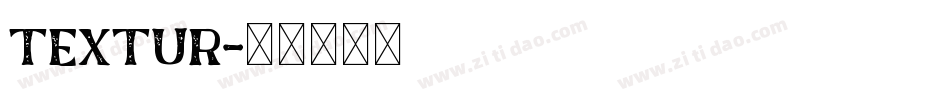 textur字体转换