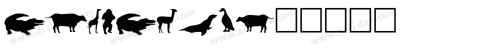 ANIMALS1字体转换