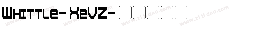 Whittle-XeVZ字体转换