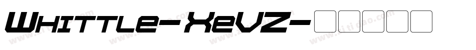 Whittle-XeVZ字体转换