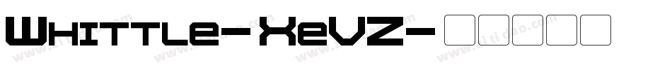 Whittle-XeVZ字体转换