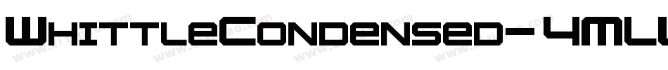 WhittleCondensed-4MLW字体转换