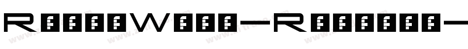 RelayWide-Regular字体转换