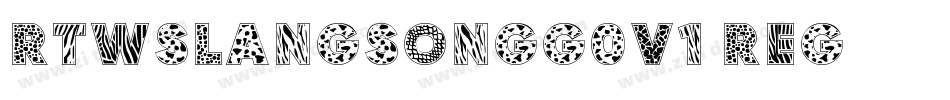 RTWSLangSongG0v1-Reg字体转换