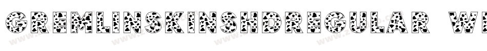 GremlinSkinsHdRegular-WB3Y字体转换