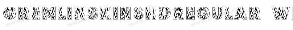 GremlinSkinsHdRegular-WB3Y字体转换