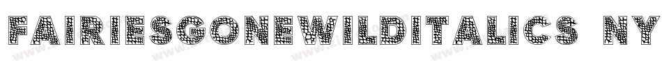 FairiesGoneWildItalics-nyd4字体转换