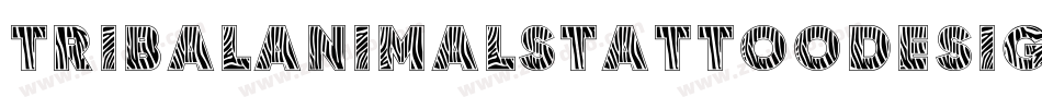 TribalAnimalsTattooDesigns-qyJ6字体转换