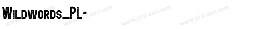 Wildwords_PL字体转换