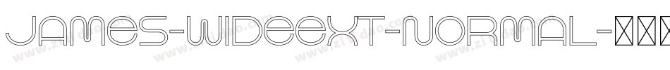 James-WideExt-Normal字体转换