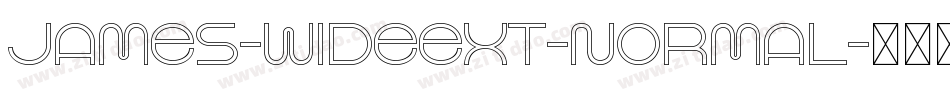 James-WideExt-Normal字体转换