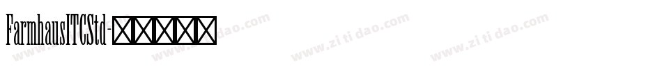 FarmhausITCStd字体转换