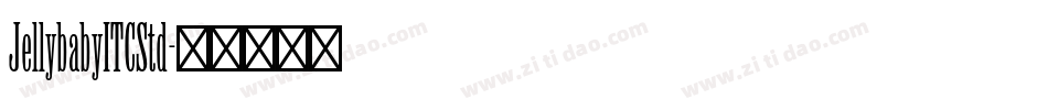 JellybabyITCStd字体转换
