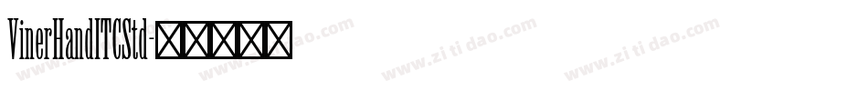 VinerHandITCStd字体转换
