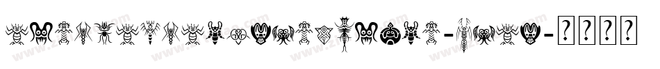 AbstractAlienSymbols-DnAE字体转换