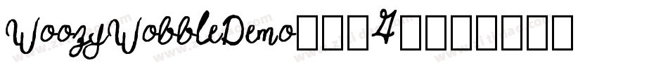 WoozyWobbleDemo-69G1字体转换
