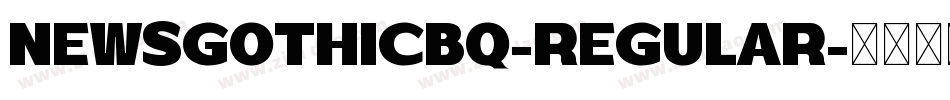 NewsGothicBQ-Regular字体转换