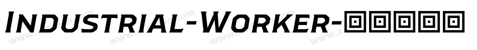 Industrial-Worker字体转换