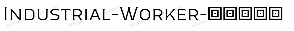 Industrial-Worker字体转换