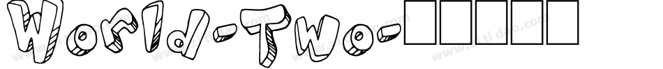 World-Two字体转换