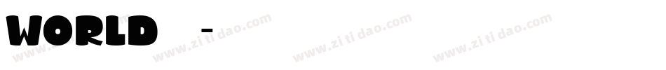 world字体字体转换