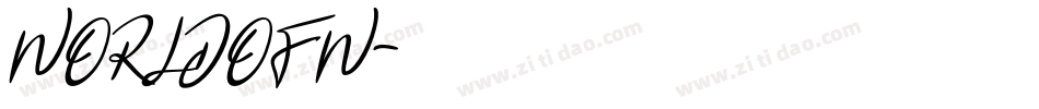 WORLDOFW字体转换