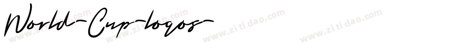 World-Cup-logos字体转换