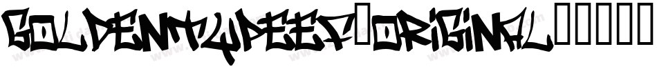 GoldenTypeEF-Original字体转换
