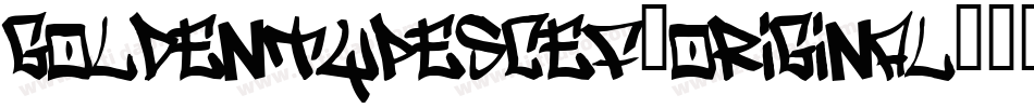 GoldenTypeSCEF-Original字体转换