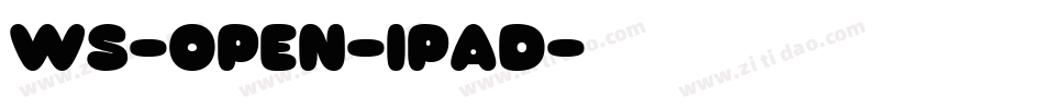 WS-Open-iPad字体转换