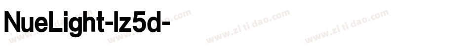 NueLight-lz5d字体转换