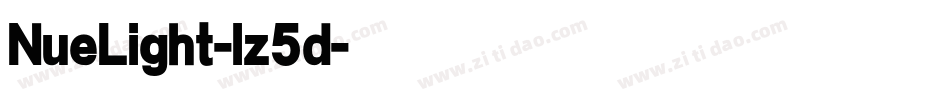 NueLight-lz5d字体转换