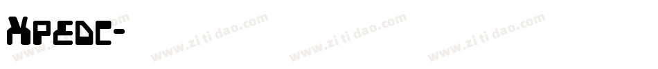 Xpedc字体转换