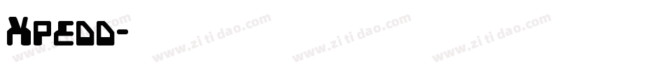 Xpedd字体转换