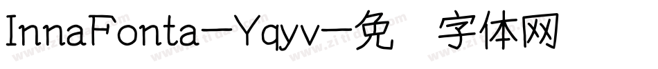 InnaFonta-Yqyv字体转换