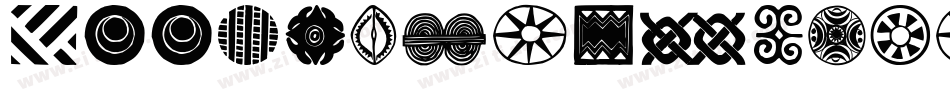 WoodtypeOrnaments-One字体转换