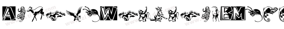 AfrikaWildlifeBMammals2-9MJj字体转换
