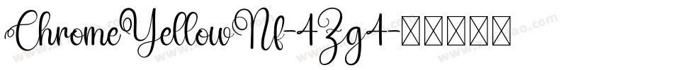 ChromeYellowNf-4Zg4字体转换