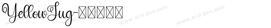 YellowJug字体转换