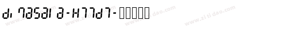 Dimasala-K77D7字体转换