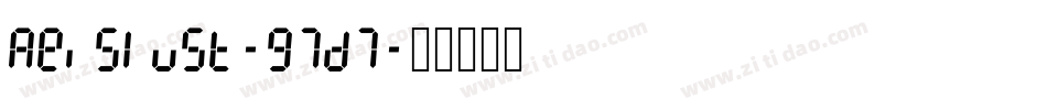 Reislust-97D7字体转换