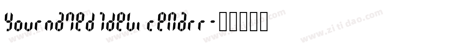 YournameD7DeviceNarr字体转换