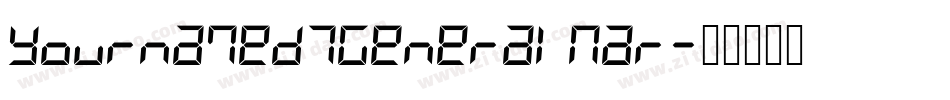 YournameD7GeneralNar字体转换