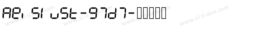 Reislust-97D7字体转换