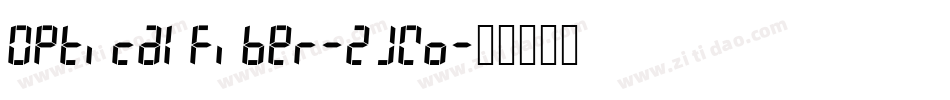 OpticalFiber-2VWo字体转换