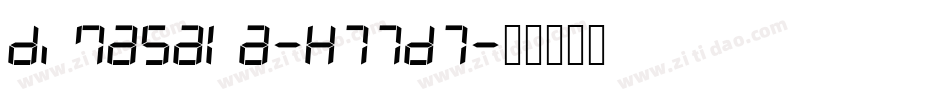 Dimasala-K77D7字体转换