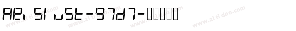 Reislust-97D7字体转换