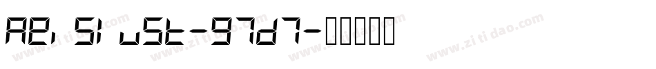 Reislust-97D7字体转换